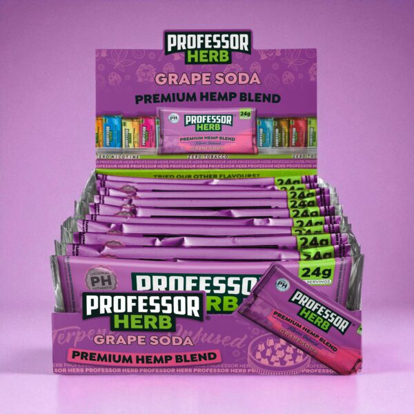 Professor Herb Premium Hemp Blend (24g) - Grape Soda