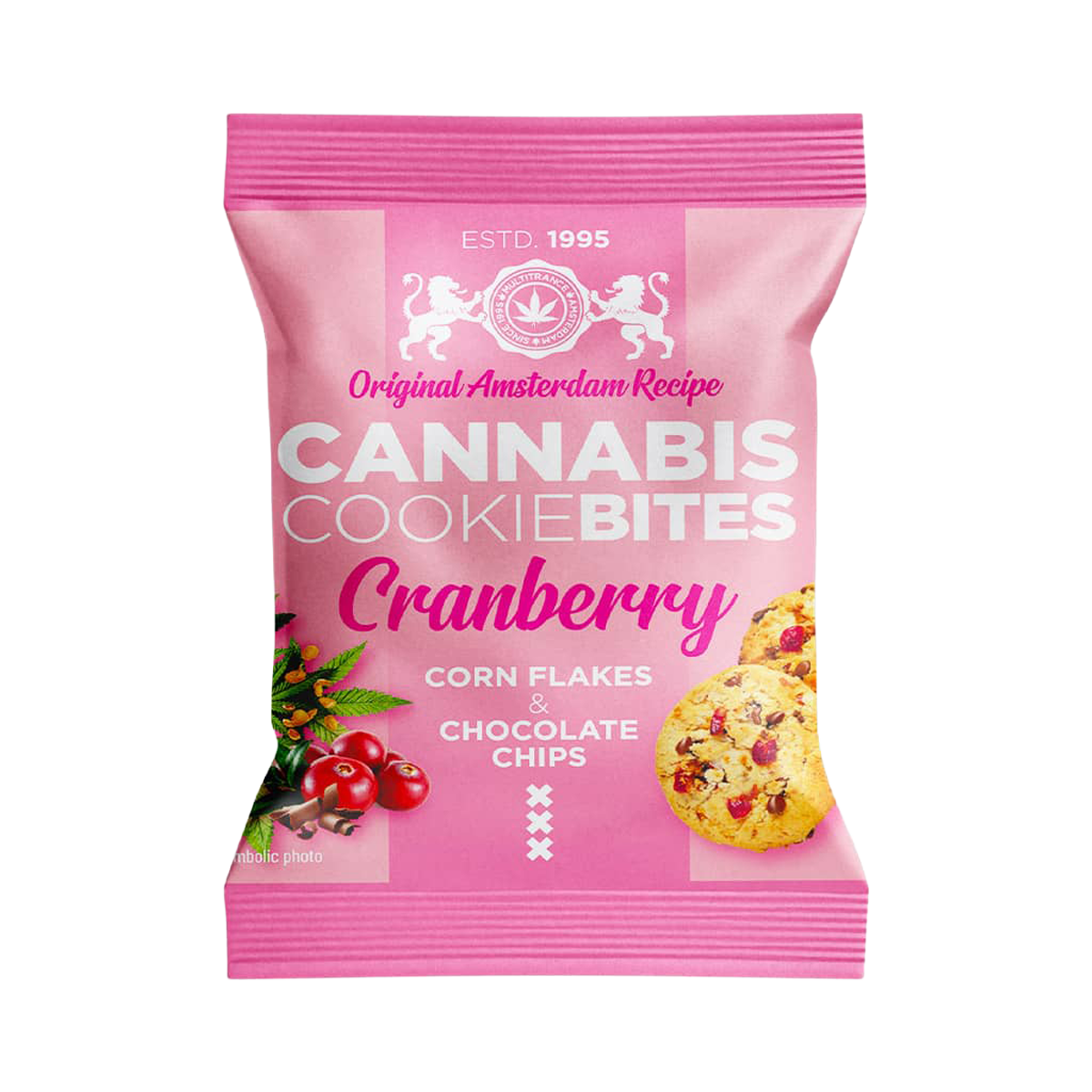 Multitrance: Cranberry Cannabis Cookie Bites 22G