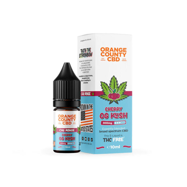 Orange County CBD Cali Range E-liquid 300mg 10ml — Cherry OG Kush