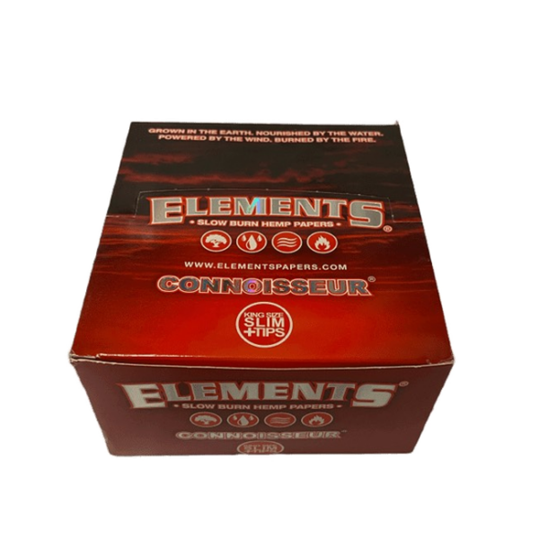 Elements Connoisseur Slow Burn Hemp Rolling Papers & Tips