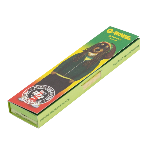 G-Rollz Pets Rock Organic Green Rolling Papers