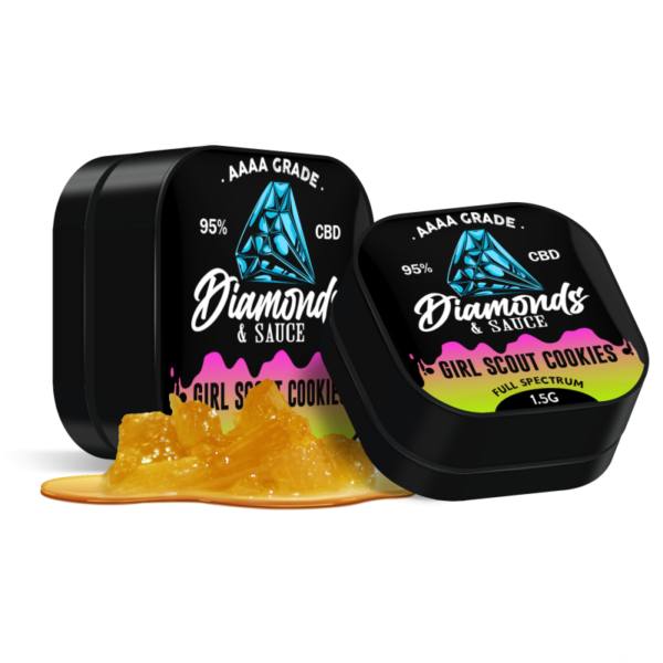 Diamonds & Sauce Full Spectrum CBD 95% 1.5g — Girl Scout Cookies
