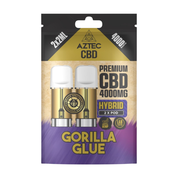 Aztec CBD Premium CBD Pods 4000mg 2x2ml — Gorilla Glue
