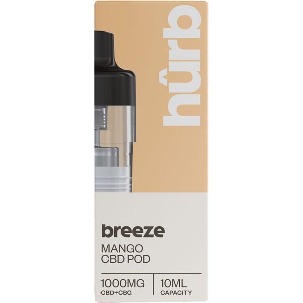 Hûrb Breeze CBD Refill Pod CBD+CBG 1000mg 10ml