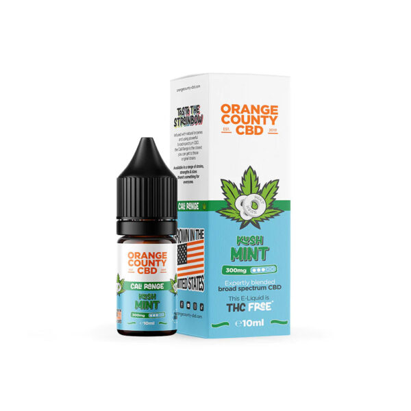 Orange County CBD Cali Range E-liquid 300mg 10ml — Kush Mint