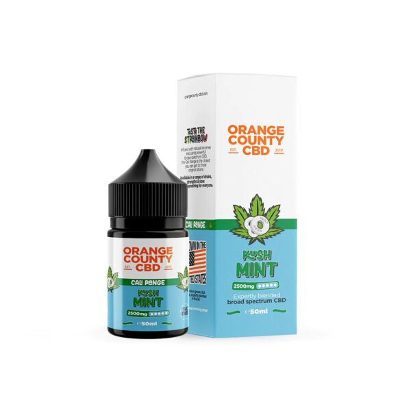 Orange County CBD Cali Range E-liquid 2500mg 50ml — Kush Mint
