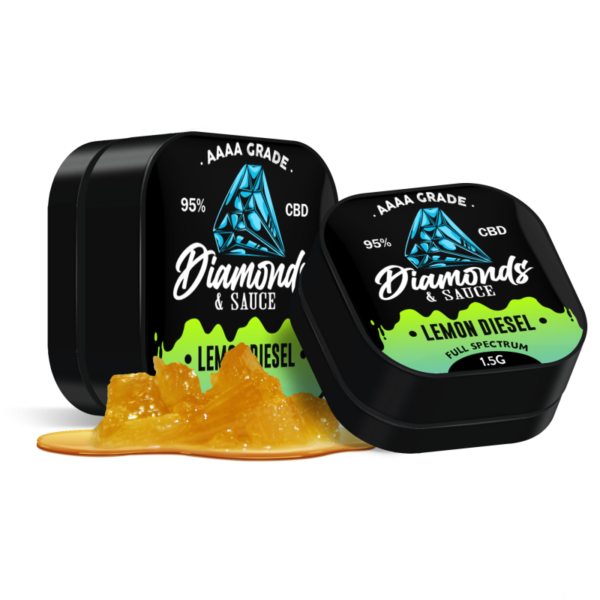 Diamonds & Sauce Full Spectrum CBD 95% 1.5g — Lemon Diesel