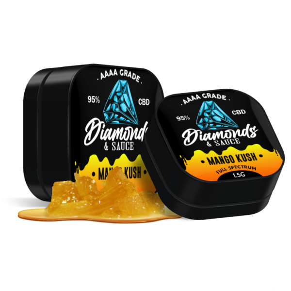 Diamonds & Sauce Full Spectrum CBD 95% 1.5g — Mango Kush