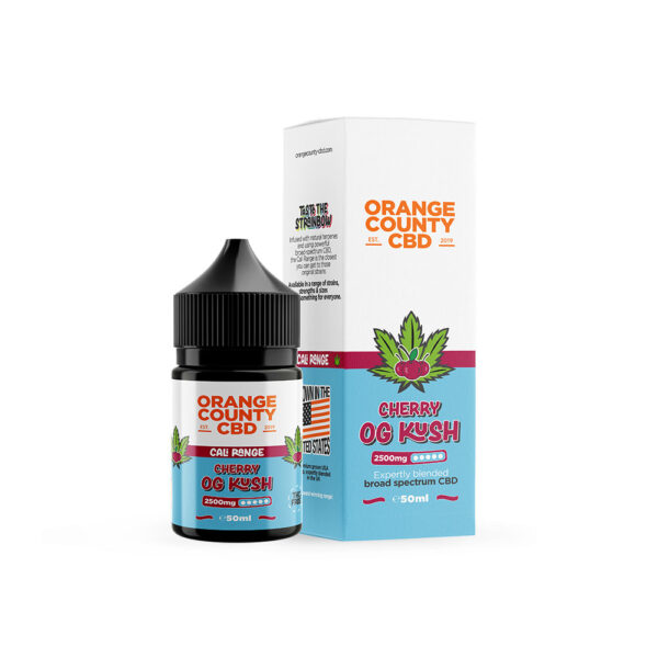 Orange County CBD Cali Range E-liquid 2500mg 50ml — Cherry OG Kush