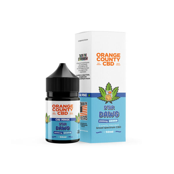 Orange County CBD Cali Range E-liquid 2500mg 50ml — Star Dawg