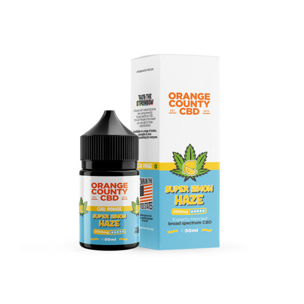 Orange County CBD Cali Range E-liquid 2500mg 50ml — Super Lemon Haze