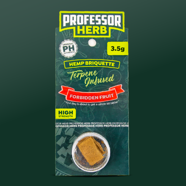 Professor Herb Hemp Briquette Hash (3.5g) — Forbidden Fruit