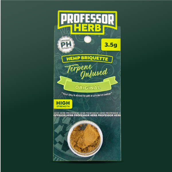 Professor Herb Hemp Briquette Hash (3.5g) — Original