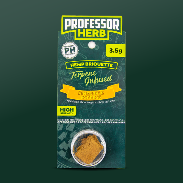 Professor Herb Hemp Briquette Hash (3.5g) — Pineapple Express