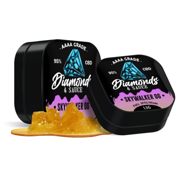 Diamonds & Sauce Full Spectrum CBD 95% 1.5g — Skywalker OG