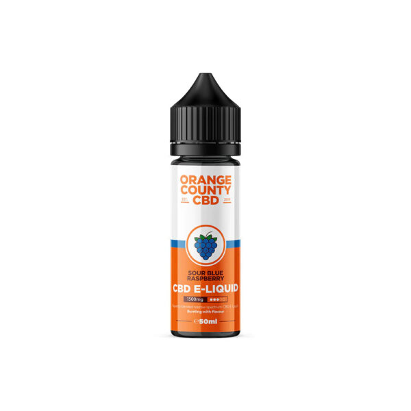 Orange County CBD E-liquid 1500mg 50ml — Sour Blue Raspberry