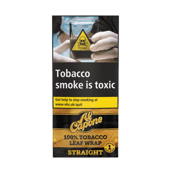 Al Capone Tobacco Leaf Wraps - Straight