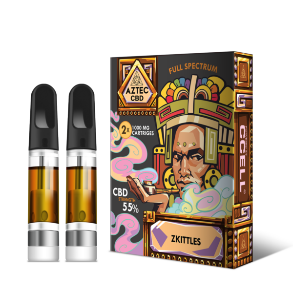 Aztec 55% CBD Cartridges - 2 Pack — Zkittlez