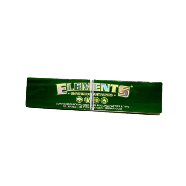 Elements Connoisseur Ultra Thin Unrefined Plant Rolling Papers & Tips