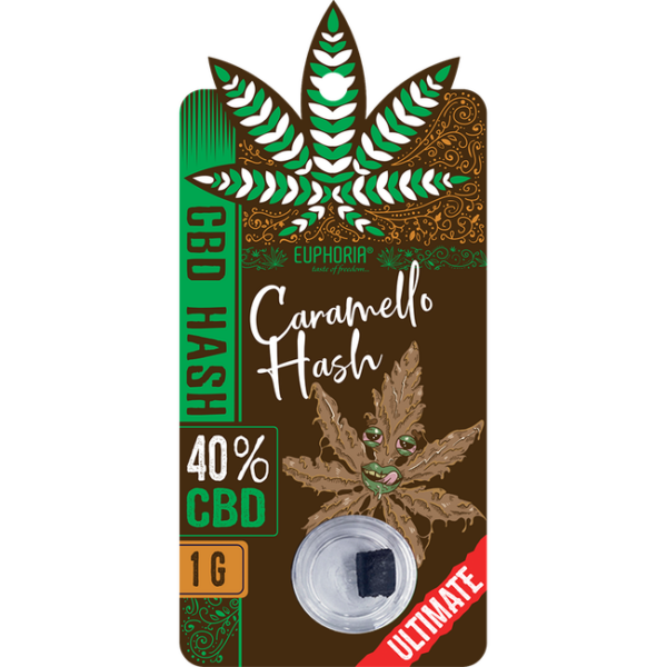 Euphoria: CBD Hash (40%) - 1g — Caramello