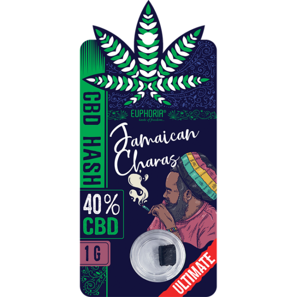 Euphoria: CBD Hash (40%) - 1g — Jamaican Charas