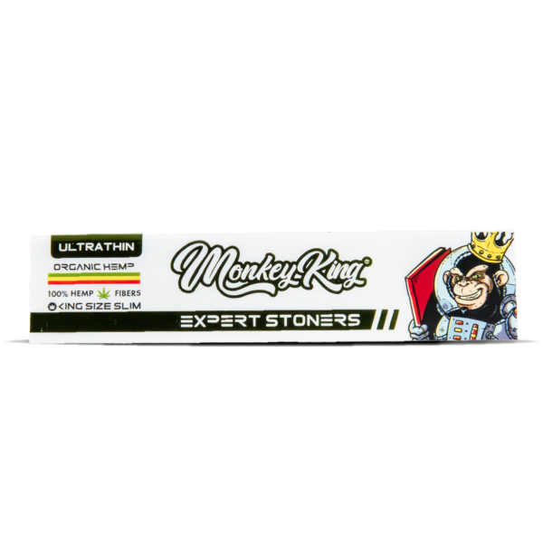 Monkey King Expert Stoners Rolling Papers: Hemp - King Size Ultra Thin — Single Pack