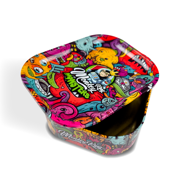 Monkey King Rolling Tray Box + Hemp Cones — Monsters