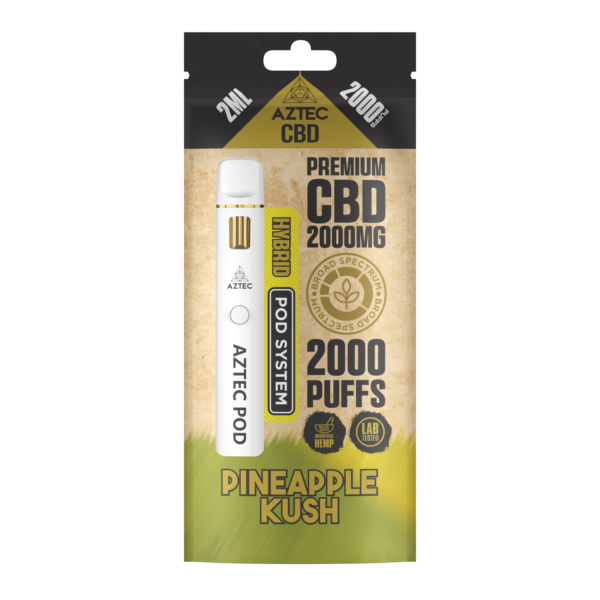 Aztec CBD Premium CBD Pod System 2000mg 2ml — Pineapple Kush