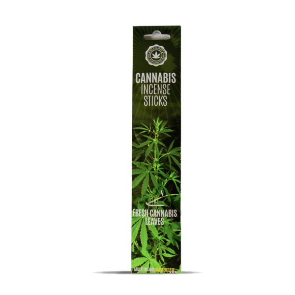 Multitrance Dry Cannabis Incense Sticks — Fresh Cannabis Leaves