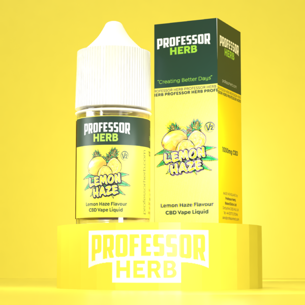 Professor Herb CBD Vape Liquid 1000mg/30ml - V2 — Lemon Haze