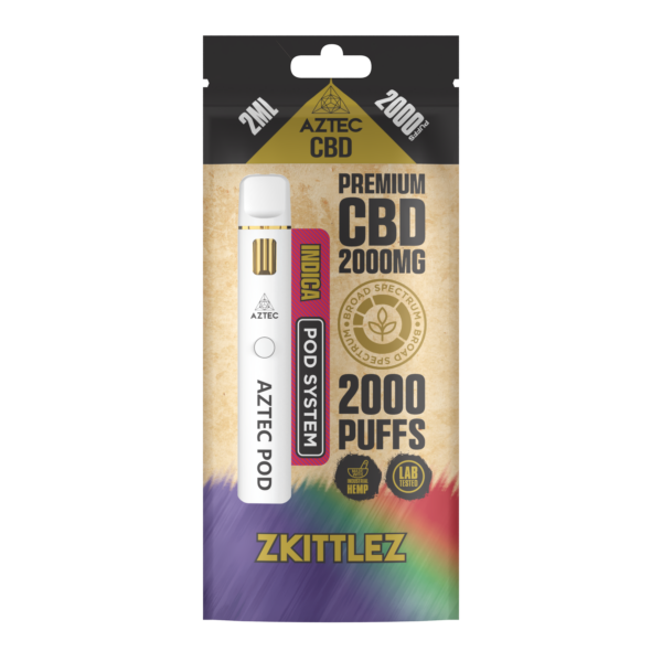 Aztec CBD Premium CBD Pod System 2000mg 2ml — Zkittlez