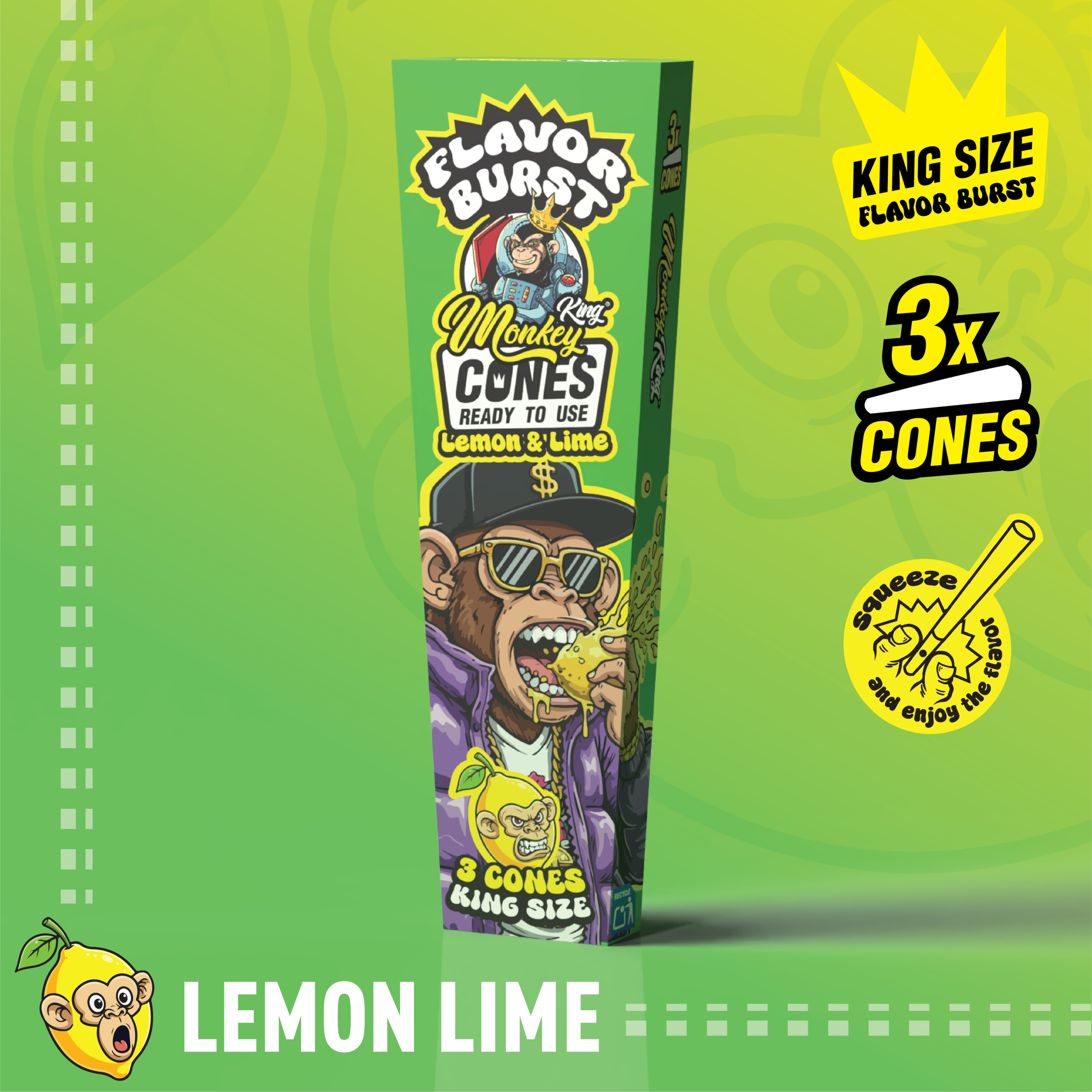 Monkey King King Size Flavor Burst Cones - (3 Pack) - Image 10