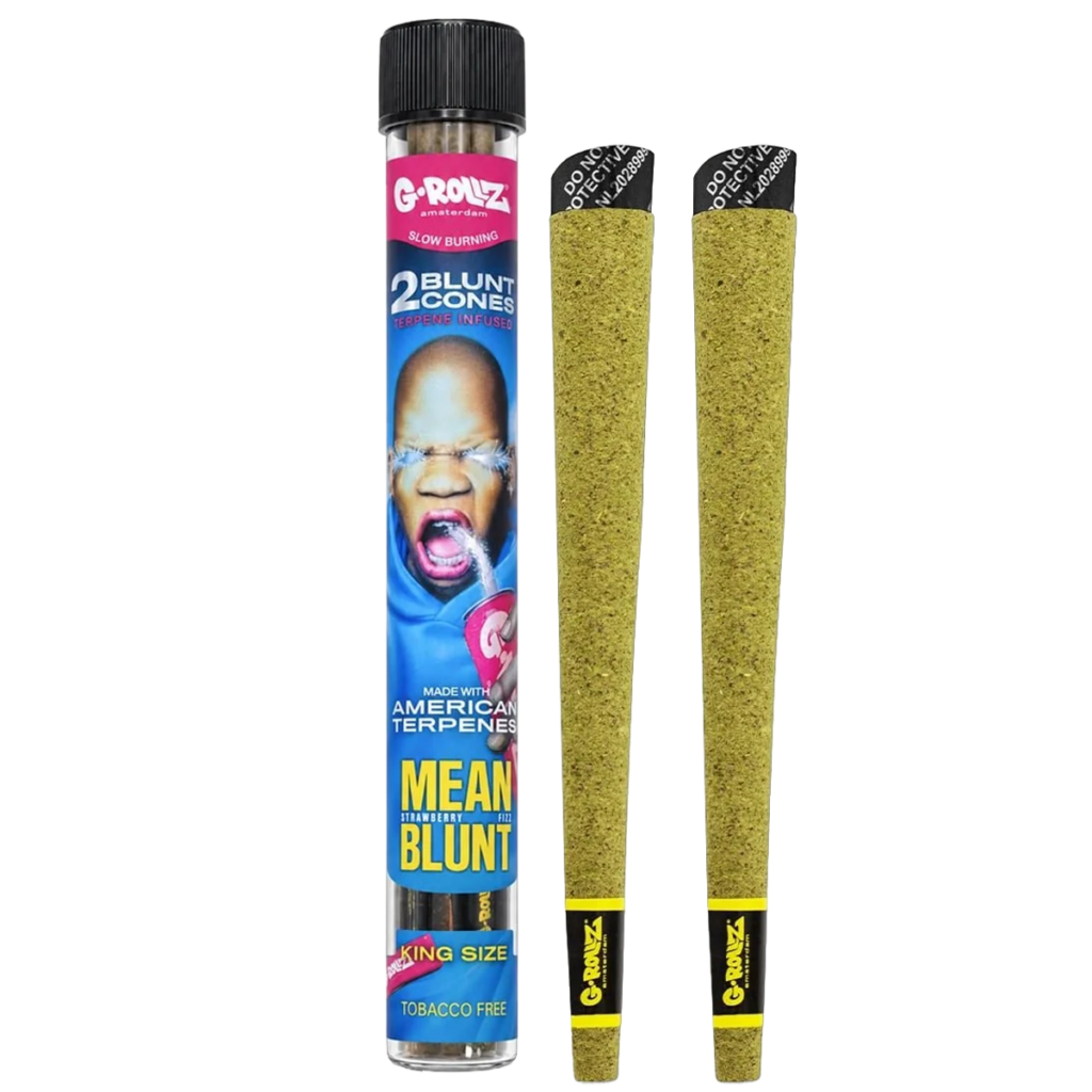 G-Rollz Mean Blunt Strawberry Fizz Blunt Cones 2 Pack