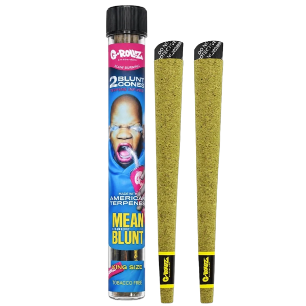 G-Rollz Mean Blunt Strawberry Fizz Blunt Cones 2 Pack